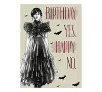 WEDNESDAY Birthday Card Addams Family Birthday Card