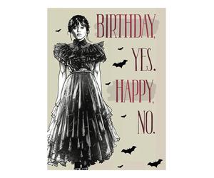WEDNESDAY Birthday Card Addams Family Birthday Card