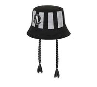 Wednesday Braid-Children's Bucket Hat, Black, 25 x 15 cm (US IMPORT)