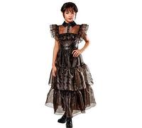 Wednesday Rave’n Girls Dress Addams Family Licensed Kids Fancy dress Costume