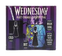 Blue Sky Studios Wednesday Colour Changing Coffee Mug, Heat Activated Ophelia Hall Stained Glass Window Design, Licensed Merchandise & Gift
