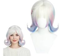 Wednesday Cosplay Costume Wig, Halloween Carnival Costume Wig for Women and Girls, Gift for Fans (A)