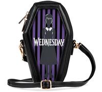 Wednesday Cross Body Bag for Girls Teens Shoulder Handbag Coffin Removable Strap Travel Shopping Gothic Gifts for Her