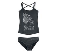 Wednesday Darkness... My old friend Bikini Set black XXL