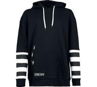 Wednesday Death and Flowers - Oversized Hoodie black white S