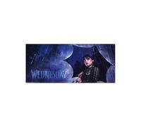 Wednesday Desk Mat XL Mousepad for Keyboard - Large Gaming Mouse Mat 80 x 35 cm - Non-Slip Base - Officially Licensed Wednesday Addams Desk Mat