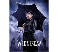 Wednesday Downpour Poster in Black Wednesday Black