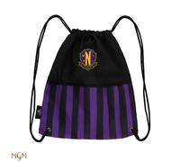 Wednesday Drawstring Bag Nevermore Academy Purple - Polished Quality |