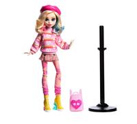 Monster High Wednesday Collectible Doll, Enid Sinclair in Pink Fashion with Accessories