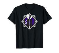 Wednesday & Goody Addams Back To Back Animated Goth Portrait T-Shirt