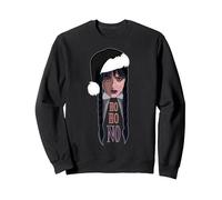 Wednesday Holiday Ho. Ho. No. Sweatshirt, Adult Unisex, Black, Medium