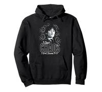 Wednesday I Cause Chaos I Don't Succumb To It Portrait Pullover Hoodie