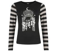 Wednesday I don’t do tears Long-sleeve Shirt grey black XL