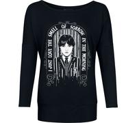 Wednesday I just love the Smell of Sorrow in the morning Long-sleeve Shirt black M