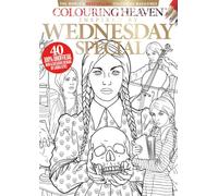 Wednesday Inspired Colouring Book: 40 Designs | Inspired by Wednesday & The Addams Family | NEW Wednesday Coloring