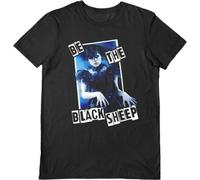 Wednesday Men's Be The Black Sheep T-Shirt | Size: XL Wednesday Black XL