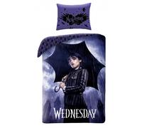 Wednesday Mercoledi Addams Rain Bedding Set Duvet Cover 140x200cm Cotton