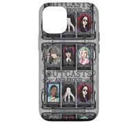 Wednesday Nevermore Academy Outcasts And Proud Collage Case for iPhone 12/12 Pro