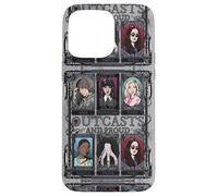 Wednesday Nevermore Academy Outcasts And Proud Collage Case for iPhone 15 Pro Max
