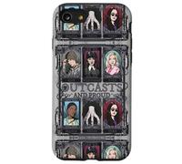 Wednesday Nevermore Academy Outcasts And Proud Collage Case for iPhone SE (2020) / 7 / 8