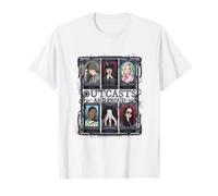 Wednesday Nevermore Academy Outcasts And Proud Collage T-Shirt