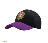 Wednesday Nevermore Academy Purple Baseball Cap | Acotis