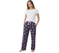Wednesday Nevermore Logo All Over Lounge Pants (Navy,XL)