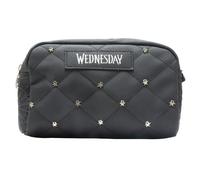 Wednesday Cosmetic Bag Wednesday Gifts Quilted Material Compact Handheld Size 19 x 11 x 6.5 cm Licensed Wednesday Goth Accessories Merchandise Merch