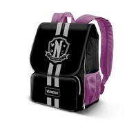 Wednesday School-EXP Expandable Backpack, Black, 30 x 45 cm, Capacity 28 L