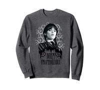 Wednesday Season 2 Born Uncomfortable Portrait Sweatshirt