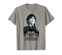 Wednesday Season 2 Born Uncomfortable Portrait T-Shirt