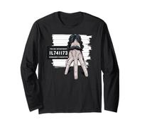 Wednesday Season 2 Thing Fernando Fingertips Mugshot Long Sleeve T-Shirt