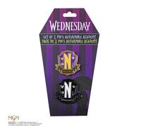 Cinrepelicas Wednesday Nevermore Academy Pin 2.6 x 2.6 x 0.2 cm Official Licence