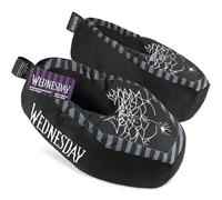 Wednesday Slippers for Girls Teens, 3D Plush House Slippers Non Slip Sole, Slip On Coffin House Shoes, Gothic Gifts for Girls (3/4 UK, Black)