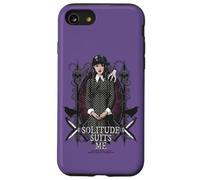 Wednesday Solitude Suits Me Cartoon Logo Case for iPhone SE (2020) / 7 / 8