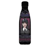 Wednesday Stainless Steel Water Bottle 500ml / 17oz - Wednesday Hot and Cold Water Bottle, Thermos Flask, Travel Gym Bottle, Cute Water Bottle | Wednesday Design (Black 2)