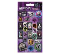 Wednesday (Team Wednesday) 25PC REUSEABLE Paper Stickers