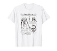Wednesday The Hyde Tormented Creature Textbook Notes T-Shirt
