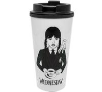 Wednesday Thermal Travel Mug White/black/grey (One Size)