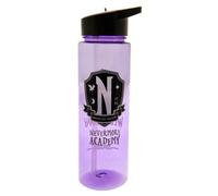 Wednesday Transparent Plastic Water Bottle Purple (One Size)