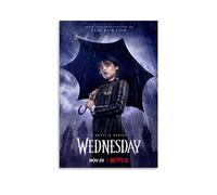WEDNESDAY TV Show Poster Decorative Painting Canvas Wall Art Living Room Poster Bedroom Painting Wall Art Picture Print Modern Family Room Decor 12 x 18 Inches (30 x 45 cm)