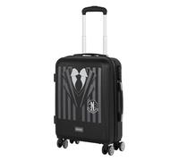 Wednesday Uniform-ABS 4-Wheel Cabin Suitcase, Black, 20 x 38 x 55cm, Capacity 27 L