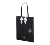 Karactermania Shopping Bag Wednesday Uniform Black 34 x 40 cm