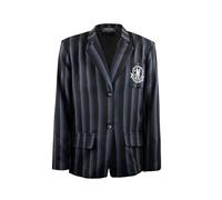 Wednesday Veste Nevermore Academy Black Striped Blazer (M)