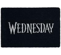 Wednesday Wednesday Logo Door Mat black beige Onesize