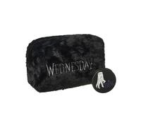 Wednesday Women's Logo Makeup Bag | Black | Officially Licensed Merch Wednesday Black One Size