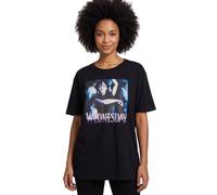 Wednesday Womens T-Shirt | Ladies Graphic Tee Addams Netflix Series Merchandise Adults Short Sleeve Top | The Addams Family Apparel Gift for Her
