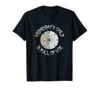 Wednesday's Child Full of Woe Trendy Popular Round Window T-Shirt