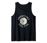Wednesday's Child Full of Woe Trendy Popular Round Window Tank Top