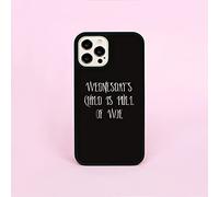 Wednesday's Child Is Full Of Woe Phone Case/Cover Compatible with iPhone 12 Mini Rubber